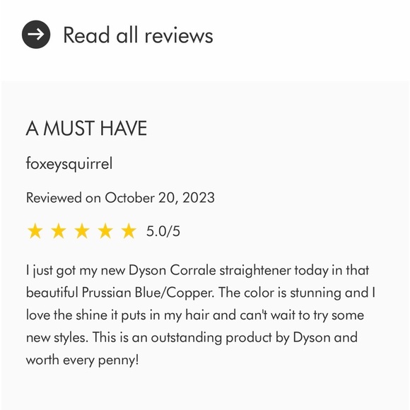 Dyson Airstrait Copper Hair Straightener - Picture 6 of 11